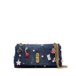 Trinket Charm Denim Dual Chain Mini