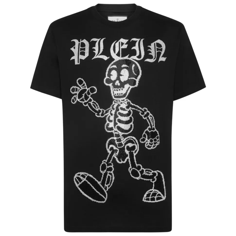 T-Shirt Round Neck Skeleton