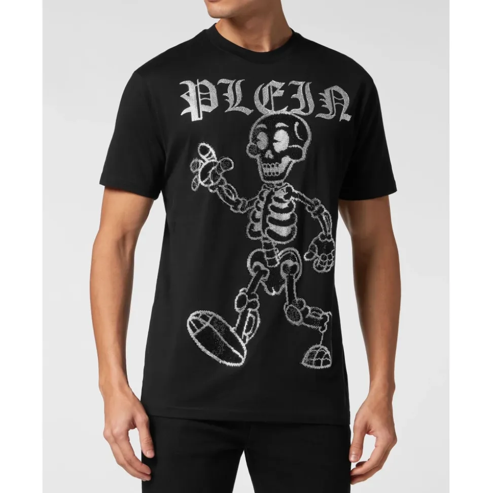 T-Shirt Round Neck Skeleton