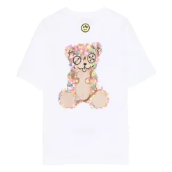 T-shirt z Aplikacją z Okrągłym Dekoltem