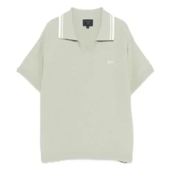 T-shirt z dzianiny waflowej