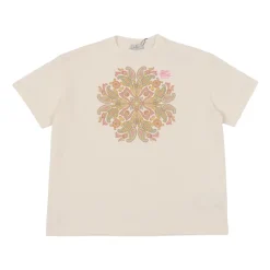 T-shirt z nadrukiem paisley