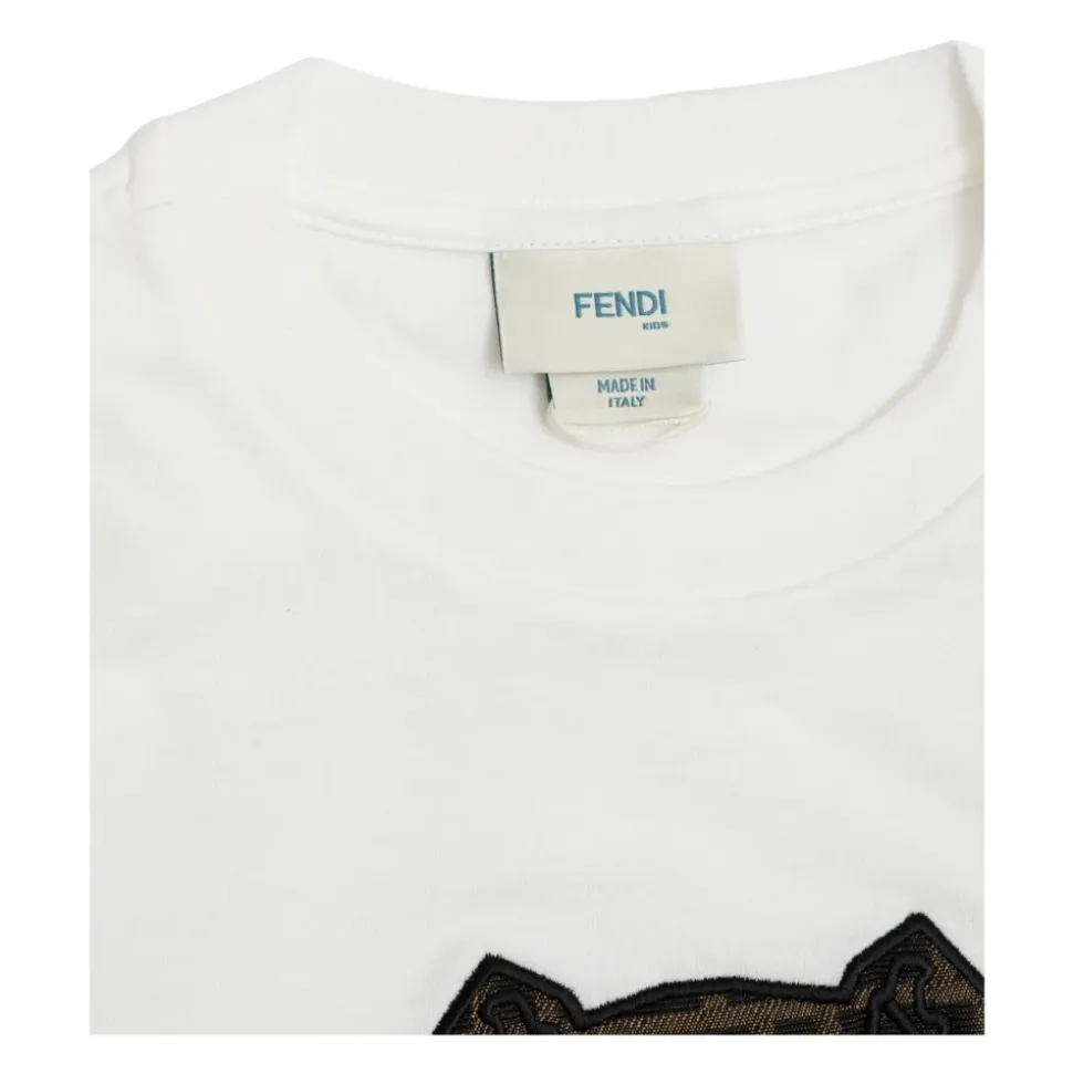 T-shirt z naszywką