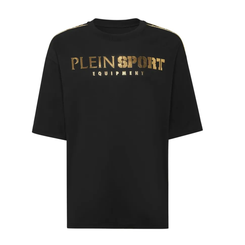 T-Shirt z Okrągłym Dekoltem