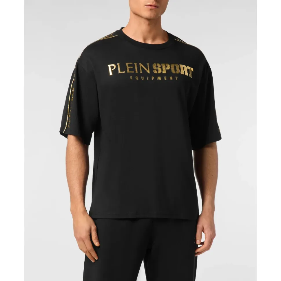 T-Shirt z Okrągłym Dekoltem