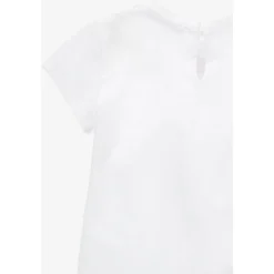 T-shirt z Różanym Nadrukiem dla Dziewczynek