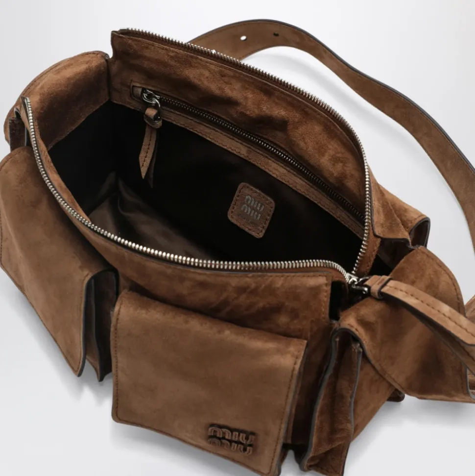 Utilitaire Suede Shoulder Bag