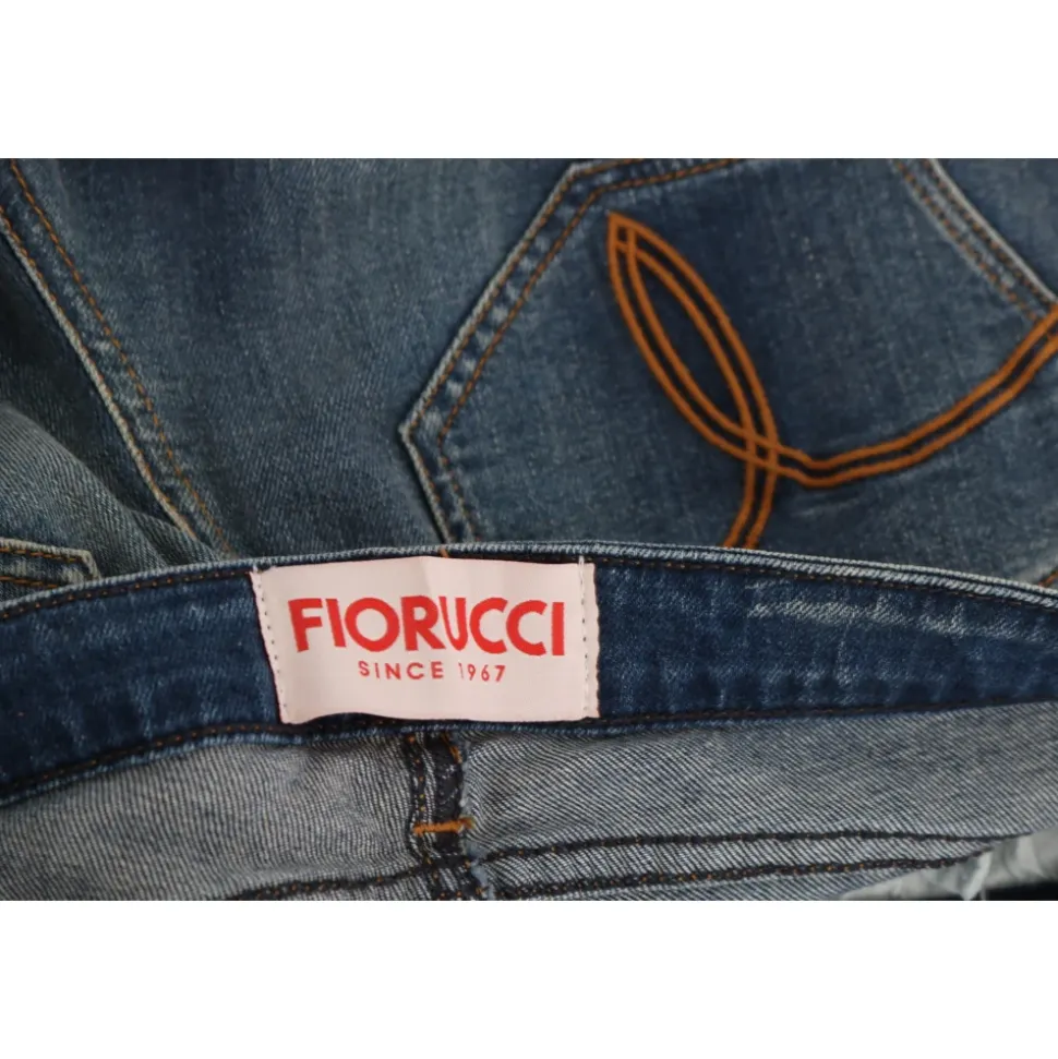 Vintage Blue Slim Mid-Waist Jeans