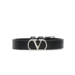 VLogo Leather Bracelet