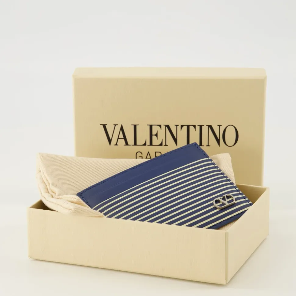 Vlogo Striped Cardholder