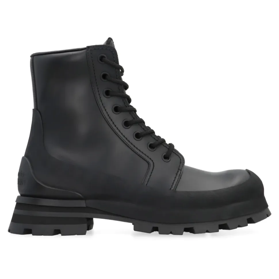 Wander Leather Lace-up Boots