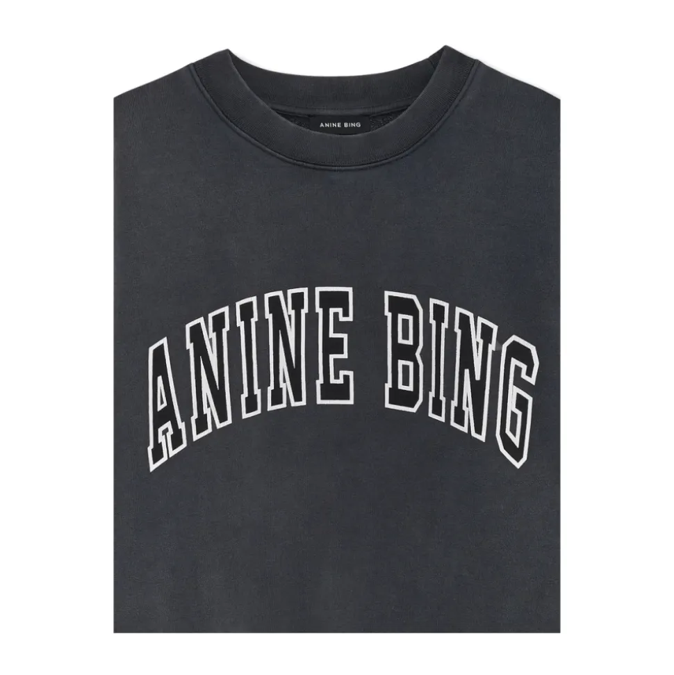 Washed Crew Neck Sweatshirt