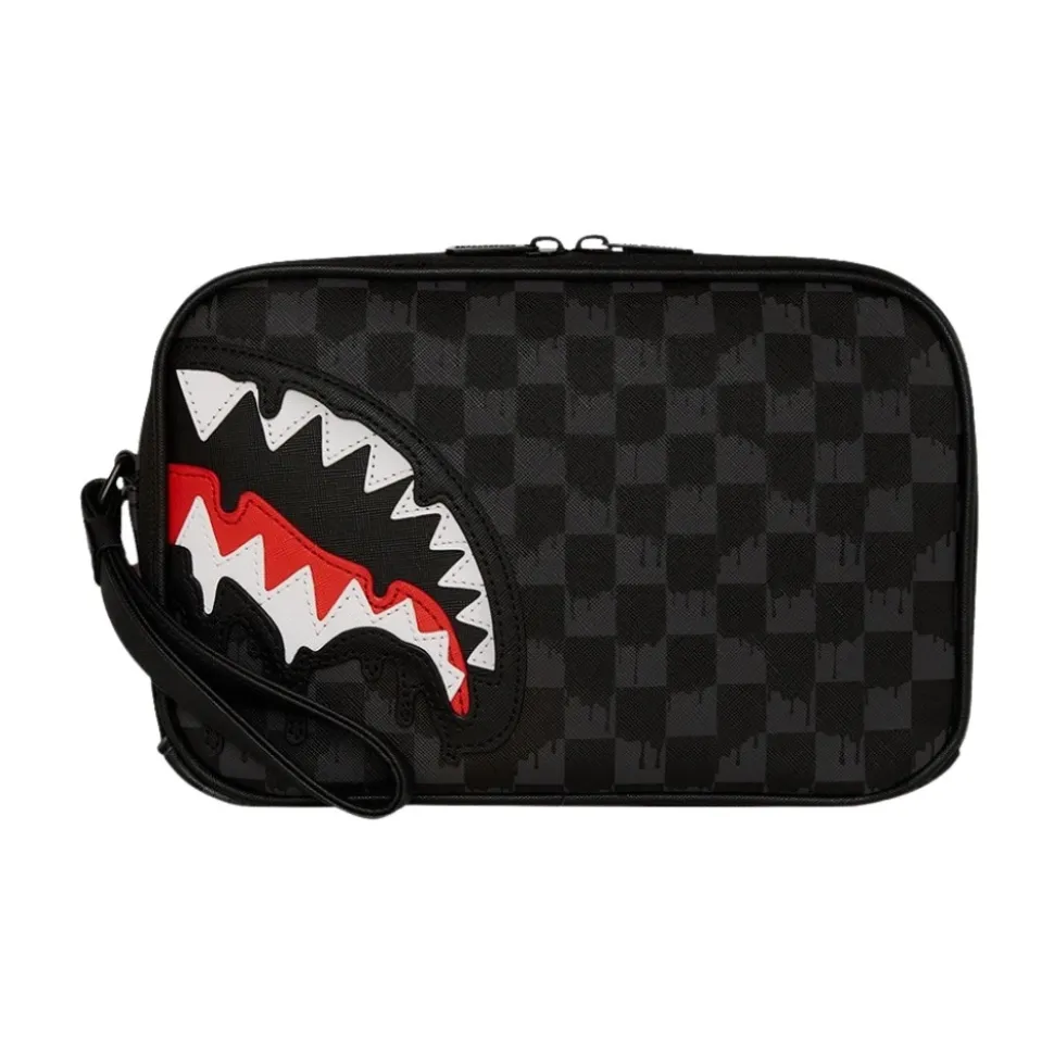 Wegańska Skóra Beauty Case Pochette Shark