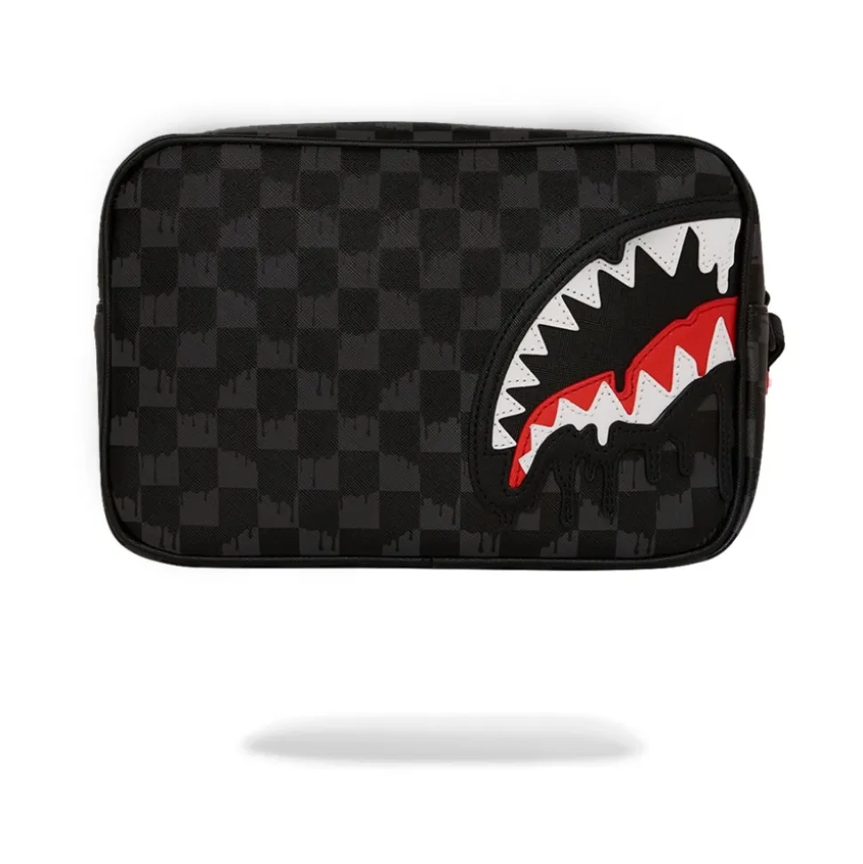 Wegańska Skóra Beauty Case Pochette Shark