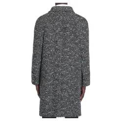 Wełniany płaszcz Tweed z Mohairem