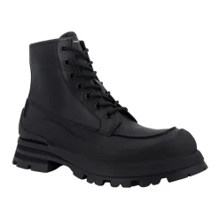 Włoskie Skórzane Buty na Sznurowadła