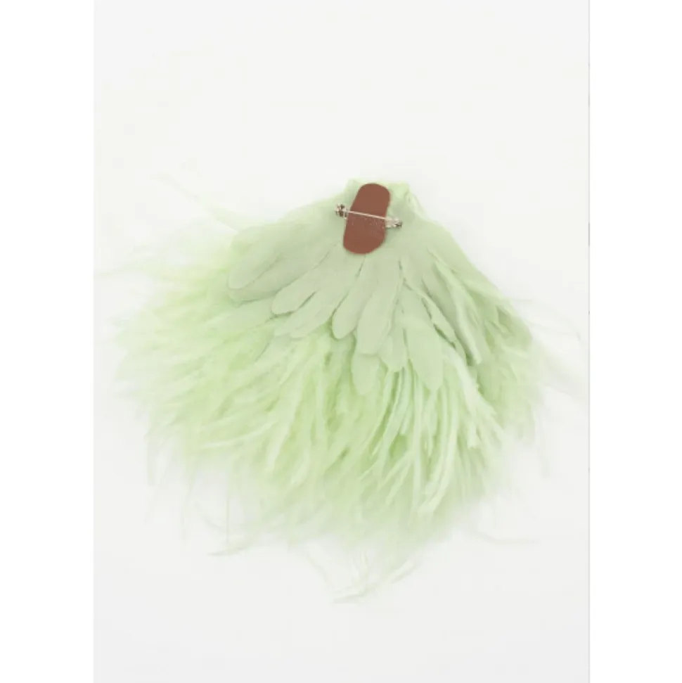 Zaza feathers brooche