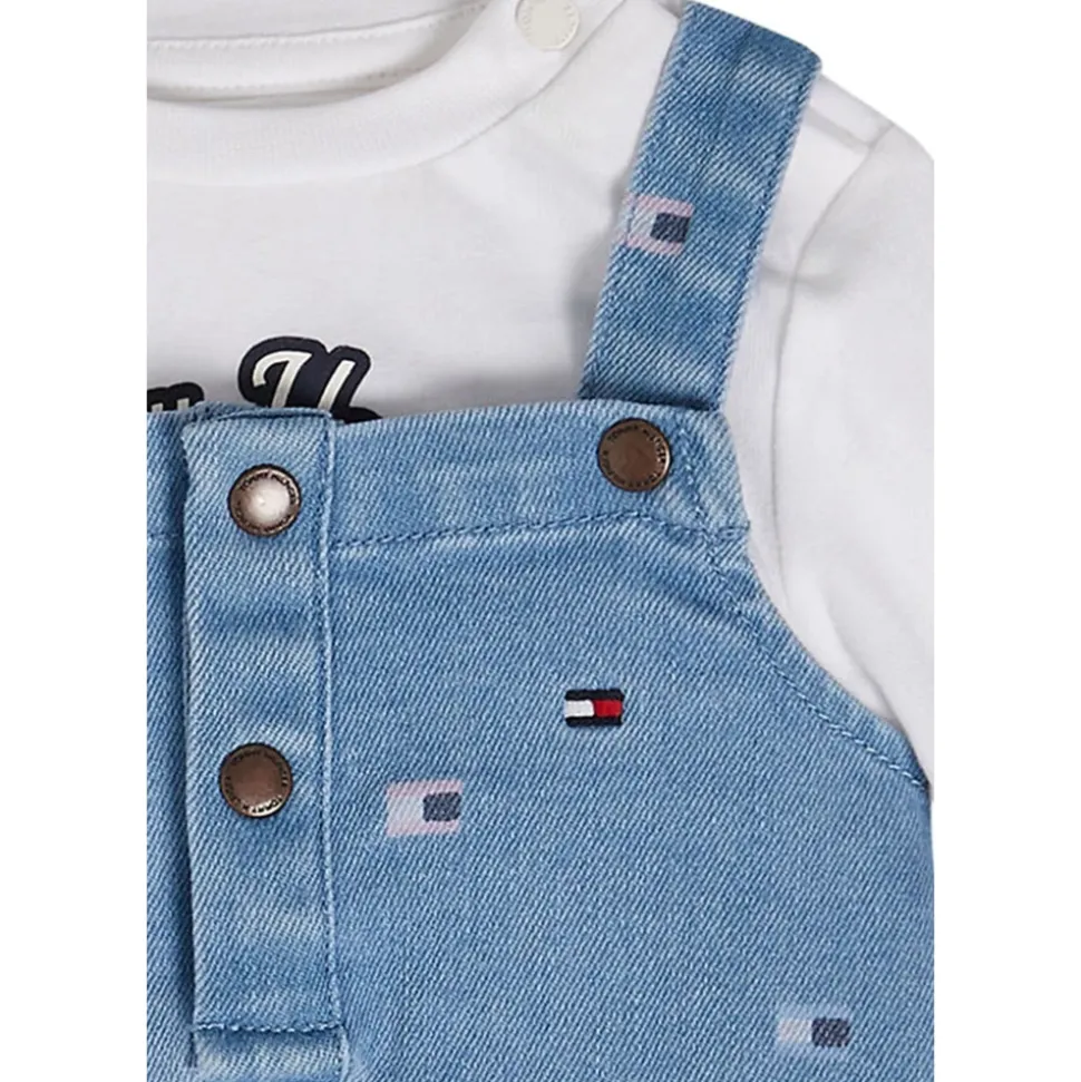 Zestaw: ogrodniczki i T-shirt