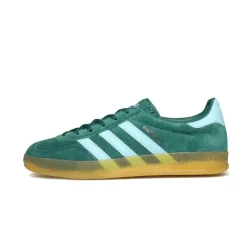 Zielone Sneakersy Gazelle Indoor Stylowe Klasyczne