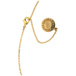 Złoty Wisior Serce Kryształ Amulet